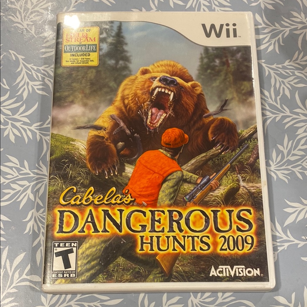 Wii GAME Cabela's Dangerous Hunts 2009 for Wii - White